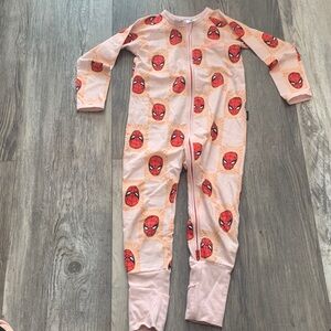 Bonds Marvel Spiderman Kids Pink Superhero One Piece